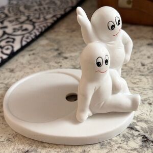 Vintage Taiwanese ghost candle holder,  from the 1970s- 1980s